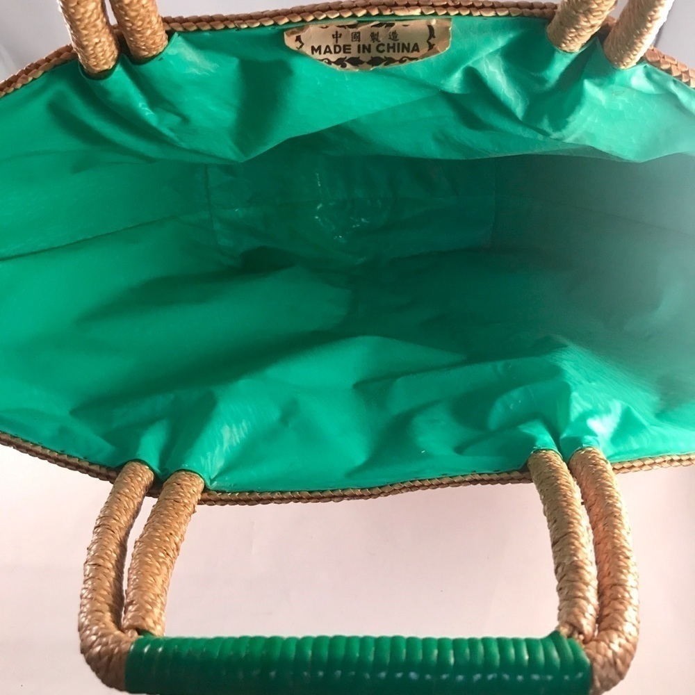 Vintage Large Raffia Bucket Bag - Picture 6 of 8